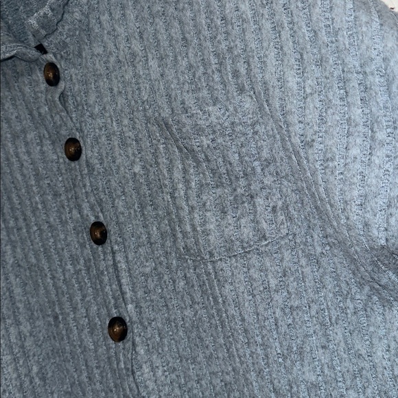 Women’s Gray Button-Up Sweater size Large - Picture 3 of 8